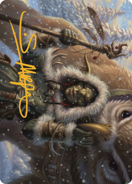 Owlbear Shepherd Art Card (Gold-Stamped Signature) [Commander Legends: Battle for Baldur's Gate Art Series] | Rock City Comics