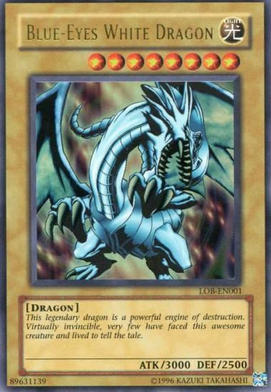 Blue-Eyes White Dragon [LOB-EN001] Ultra Rare | Rock City Comics