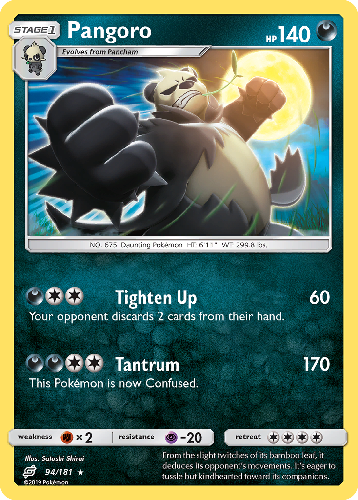 Pangoro (94/181) [Sun & Moon: Team Up] | Rock City Comics