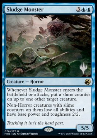 Sludge Monster (Promo Pack) [Innistrad: Midnight Hunt Promos] | Rock City Comics