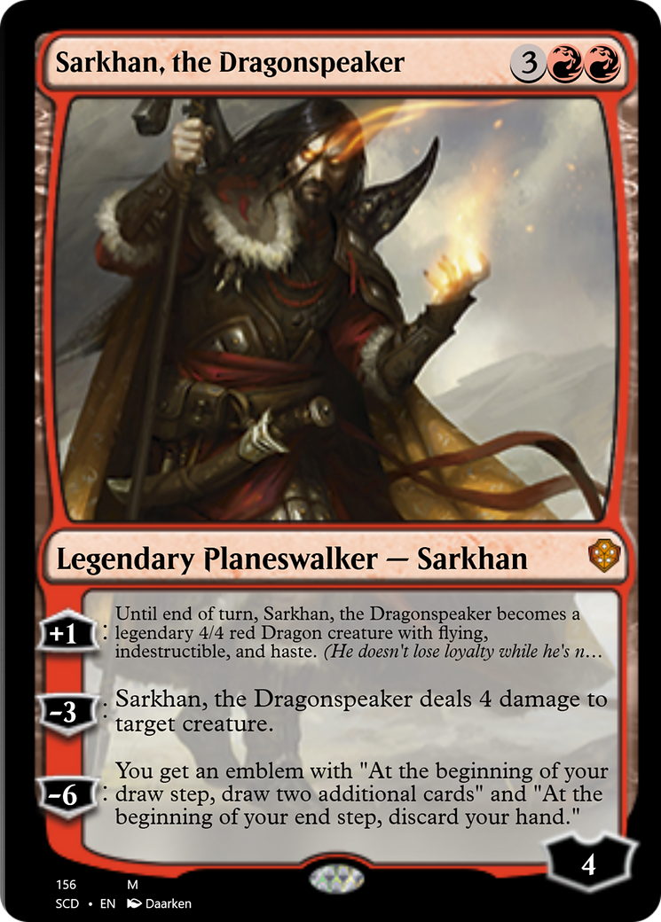 Sarkhan, the Dragonspeaker [Starter Commander Decks] | Rock City Comics