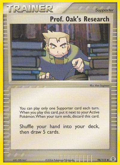 Prof. Oak's Research (98/112) [EX: FireRed & LeafGreen] | Rock City Comics