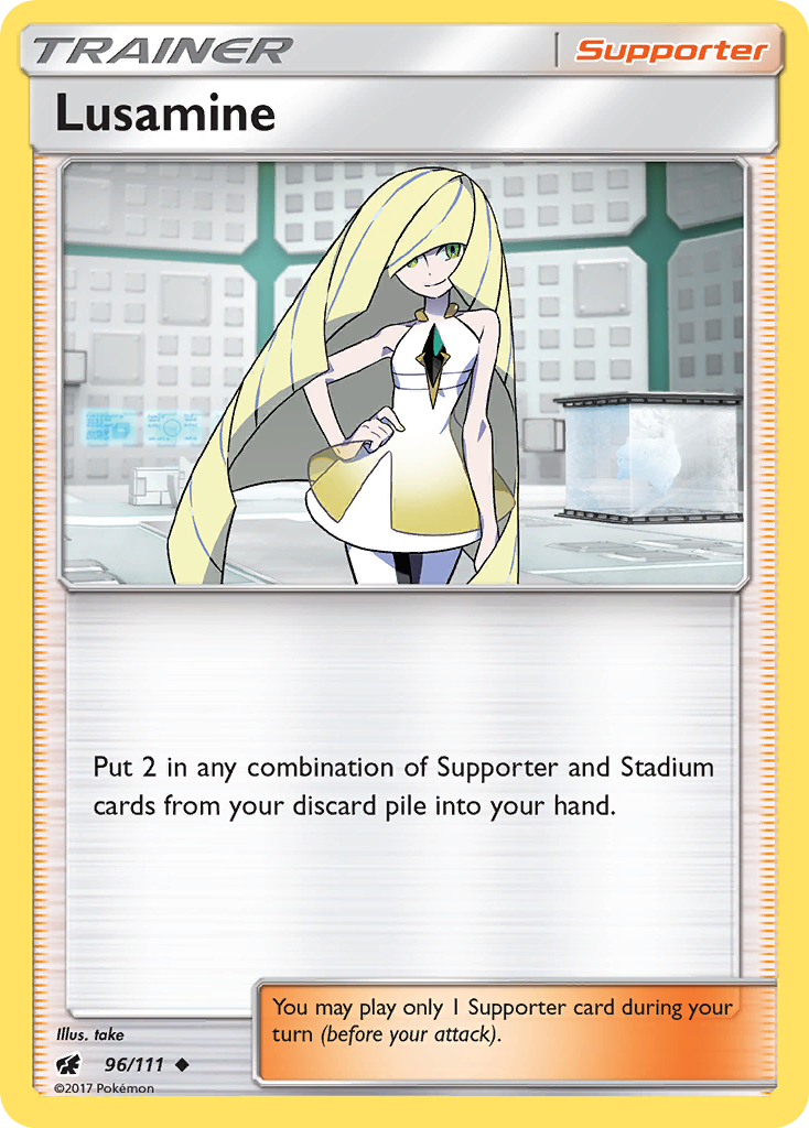 Lusamine (96/111) [Sun & Moon: Crimson Invasion] | Rock City Comics