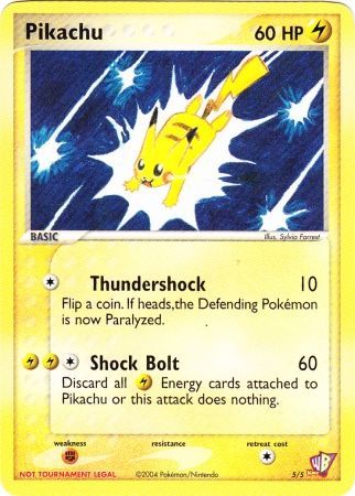 Pikachu (5/5) [Kids WB Promos] | Rock City Comics