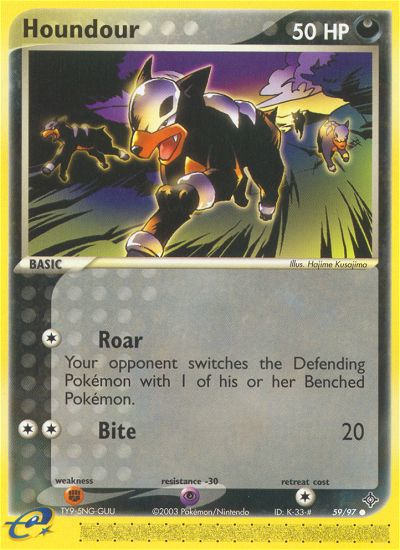 Houndour (59/97) [EX: Dragon] | Rock City Comics