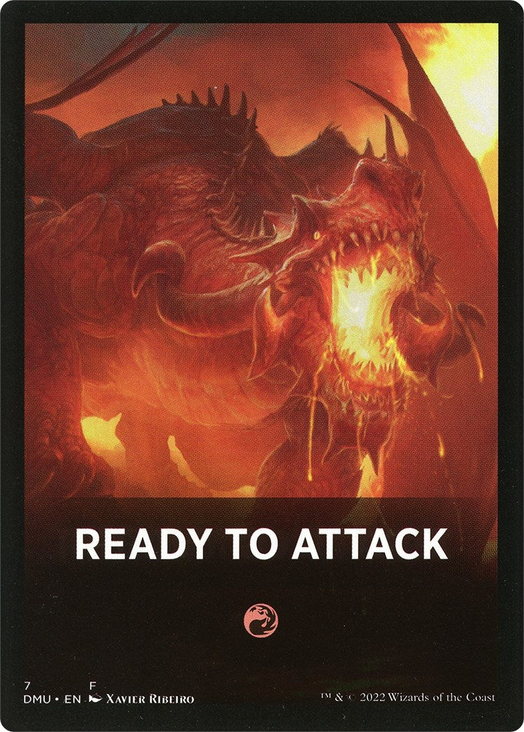 Ready to Attack Theme Card [Dominaria United Tokens] | Rock City Comics