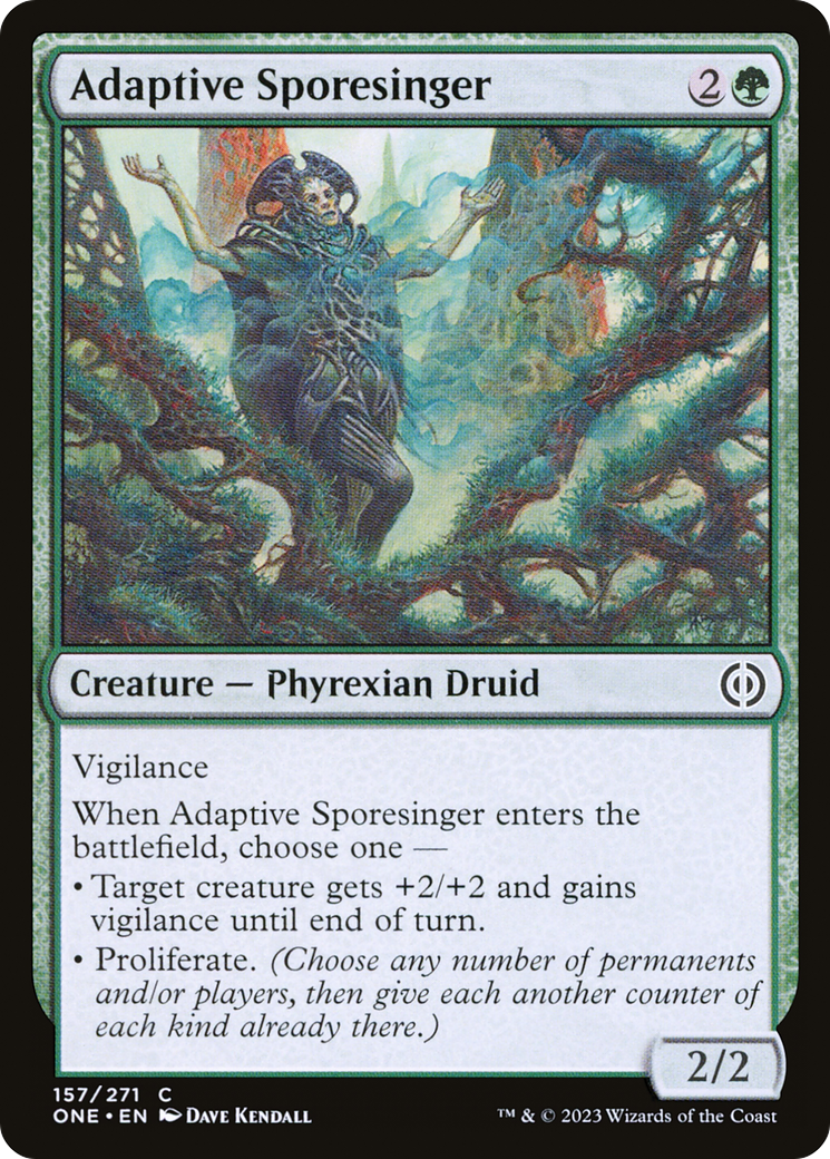 Adaptive Sporesinger [Phyrexia: All Will Be One] | Rock City Comics