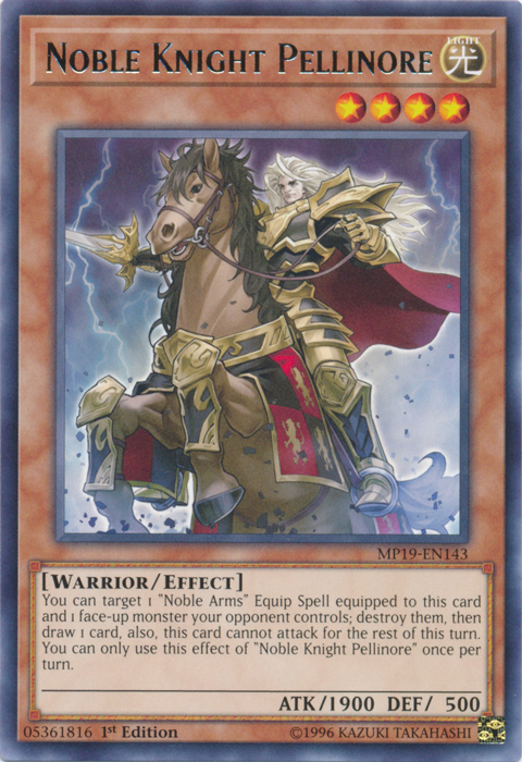 Noble Knight Pellinore [MP19-EN143] Rare | Rock City Comics