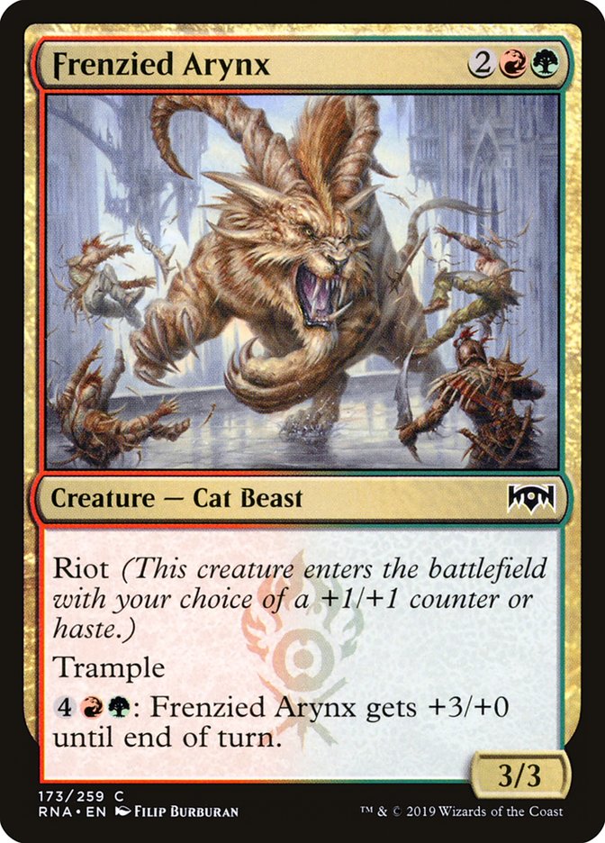 Frenzied Arynx [Ravnica Allegiance] | Rock City Comics