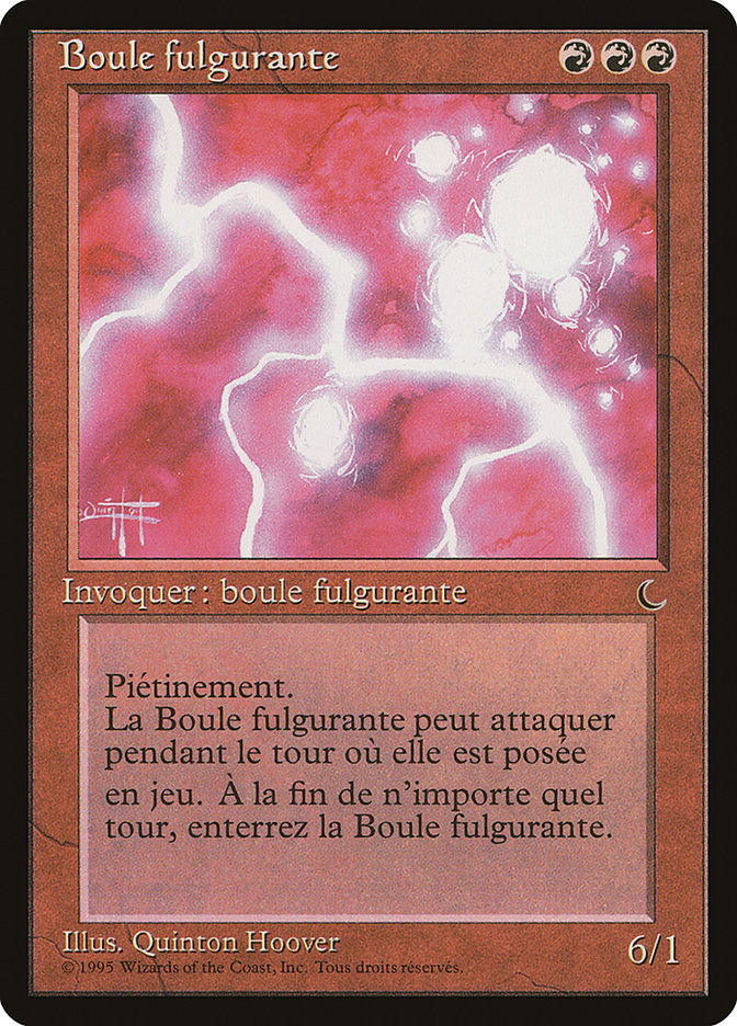 Ball Lightning (French) - "Boule fulgurante" [Renaissance] | Rock City Comics