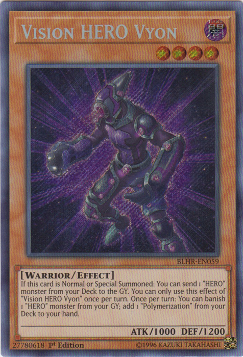 Vision Hero Vyon [BLHR-EN059] Secret Rare | Rock City Comics