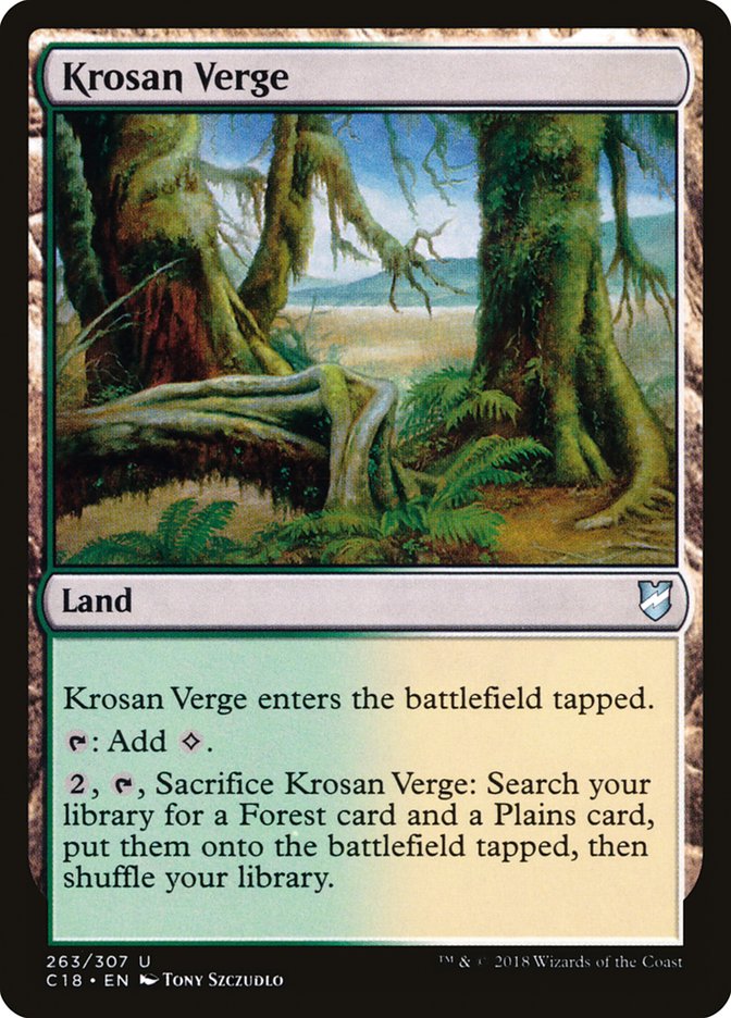 Krosan Verge [Commander 2018] | Rock City Comics