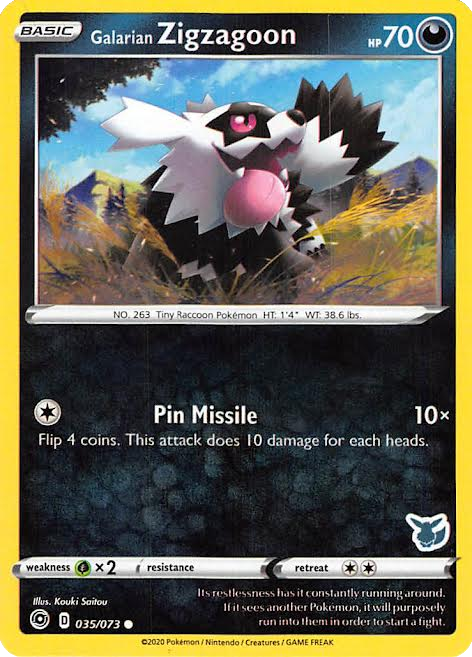 Galarian Zigzagoon (035/073) (Eevee Deck) [Battle Academy 2022] | Rock City Comics