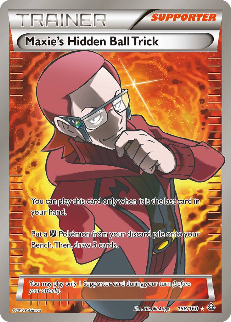 Maxie's Hidden Ball Trick (158/160) [XY: Primal Clash] | Rock City Comics