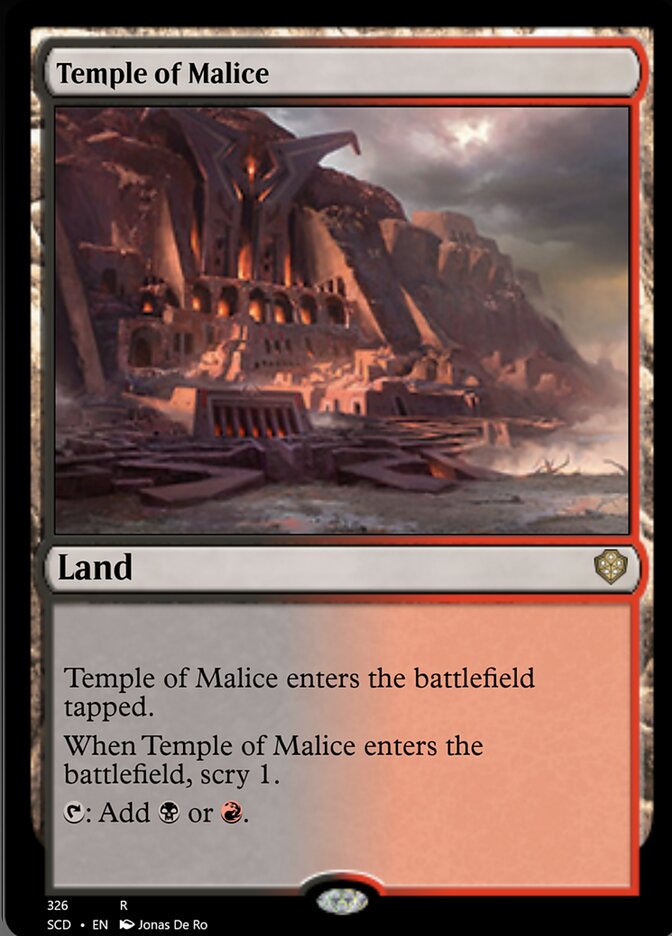 Temple of Malice [Starter Commander Decks] | Rock City Comics