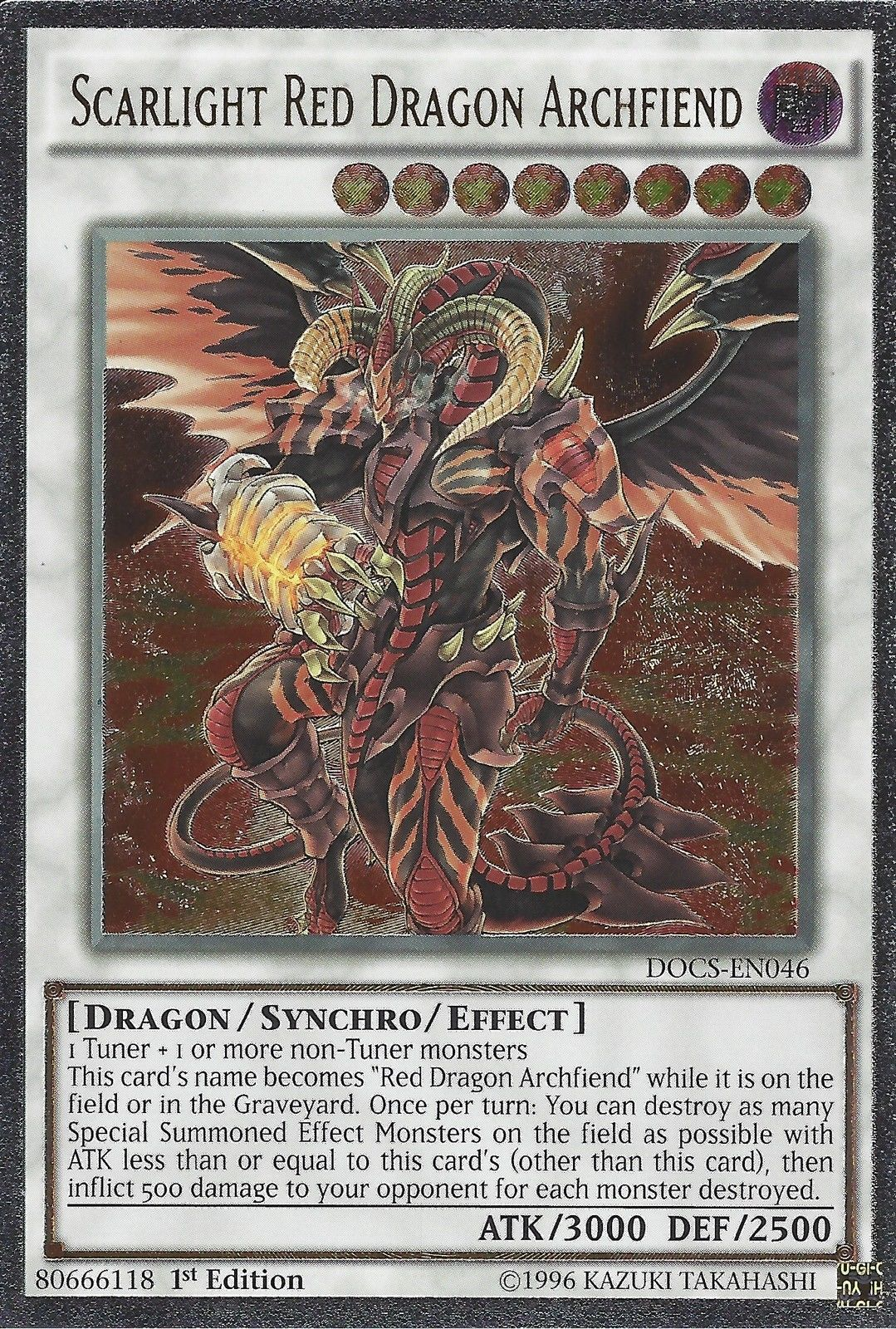 Scarlight Red Dragon Archfiend (UTR) [DOCS-EN046] Ultimate Rare | Rock City Comics