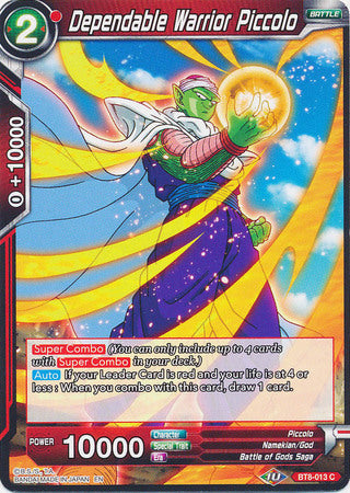 Dependable Warrior Piccolo [BT8-013] | Rock City Comics