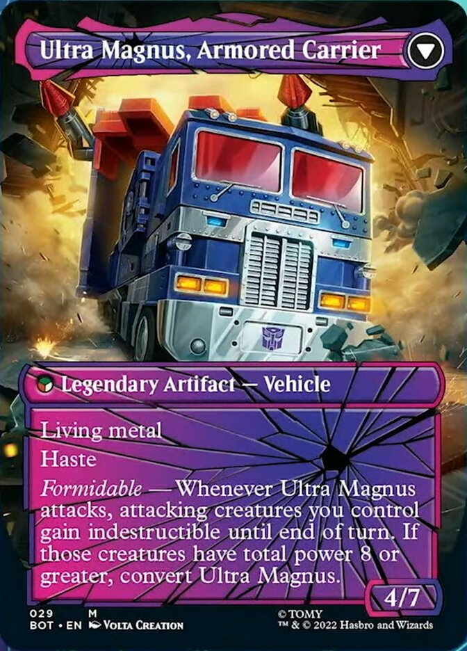 Ultra Magnus, Tactician // Ultra Magnus, Armored Carrier (Shattered Glass) [Universes Beyond: Transformers] | Rock City Comics