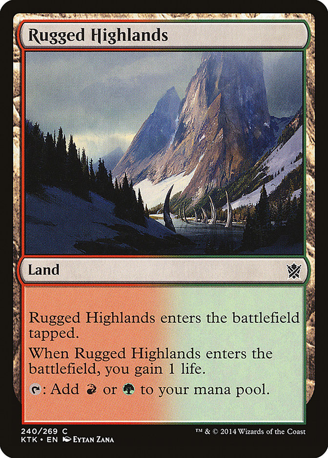 Rugged Highlands [Khans of Tarkir] | Rock City Comics