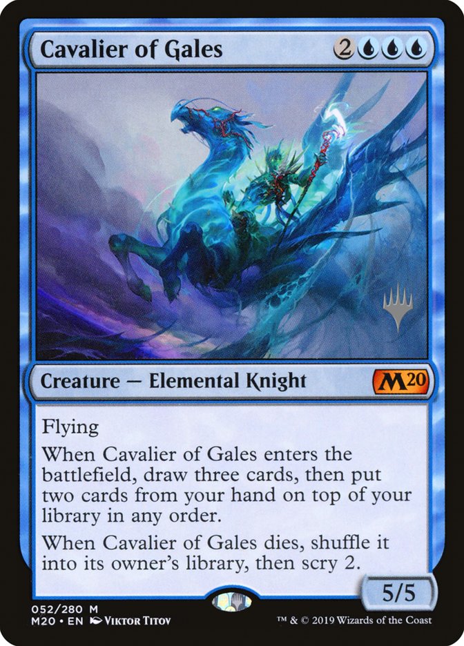 Cavalier of Gales (Promo Pack) [Core Set 2020 Promos] | Rock City Comics