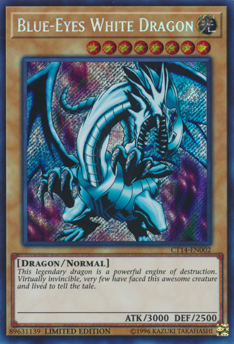 Blue-Eyes White Dragon [CT14-EN002] Secret Rare | Rock City Comics