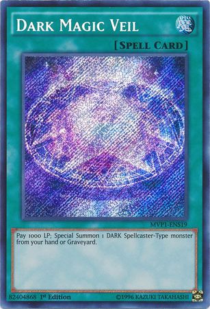 Dark Magic Veil [MVP1-ENS19] Secret Rare | Rock City Comics