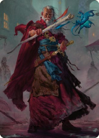 Elminster Art Card (64) [Commander Legends: Battle for Baldur's Gate Art Series] | Rock City Comics