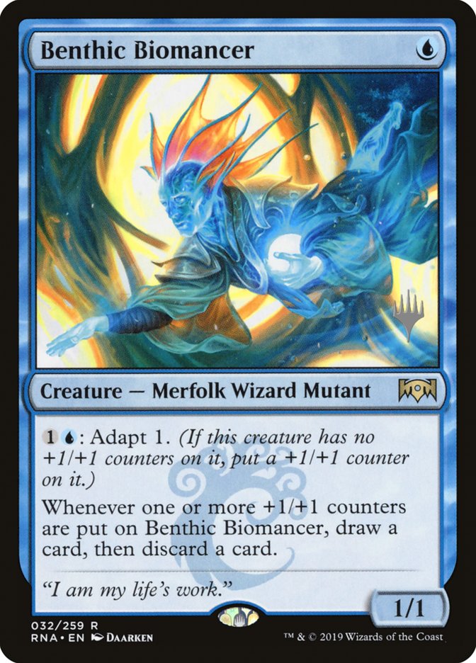 Benthic Biomancer (Promo Pack) [Ravnica Allegiance Promos] | Rock City Comics