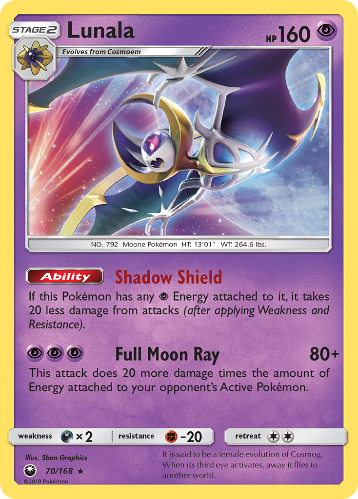 Lunala (70/168) [Sun & Moon: Celestial Storm] | Rock City Comics