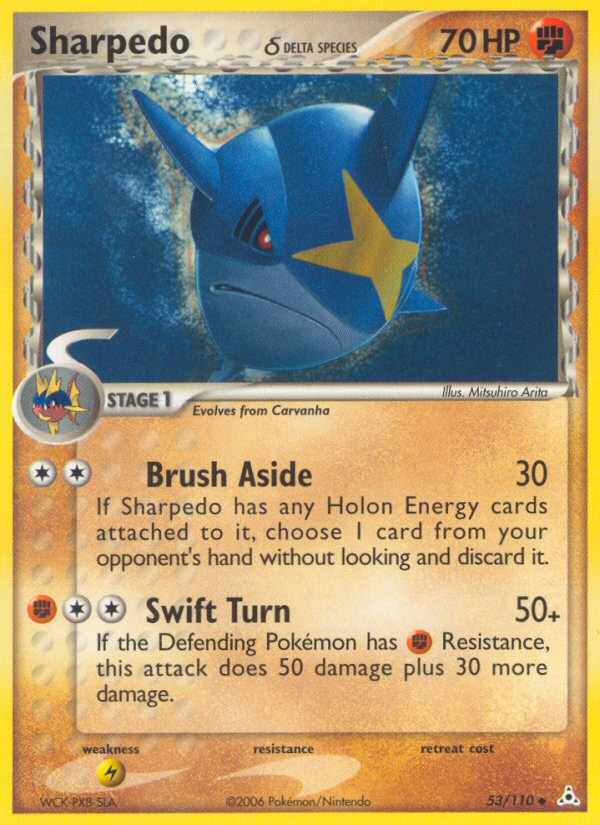 Sharpedo (53/110) (Delta Species) [EX: Holon Phantoms] | Rock City Comics