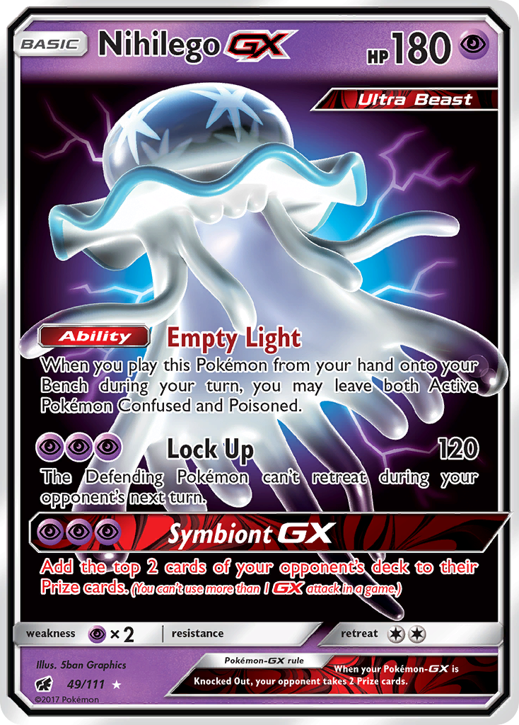 Nihilego GX (49/111) [Sun & Moon: Crimson Invasion] | Rock City Comics