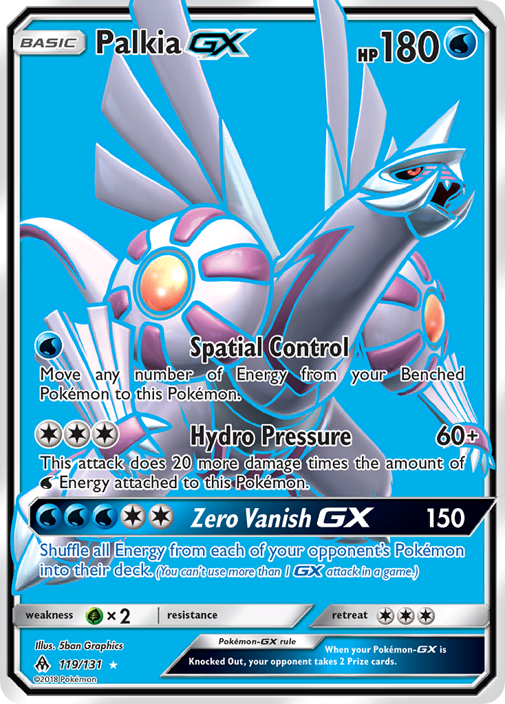 Palkia GX (119/131) [Sun & Moon: Forbidden Light] | Rock City Comics