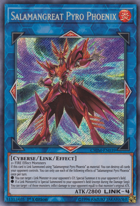 Salamangreat Pyro Phoenix [CHIM-EN039] Secret Rare | Rock City Comics