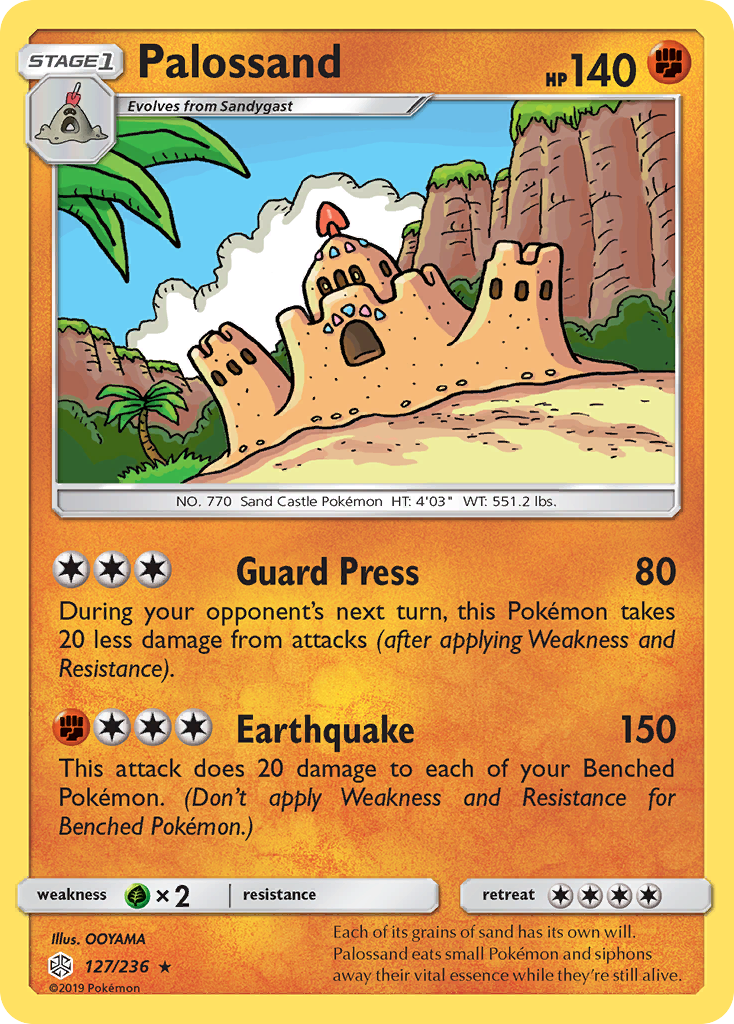 Palossand (127/236) [Sun & Moon: Cosmic Eclipse] | Rock City Comics