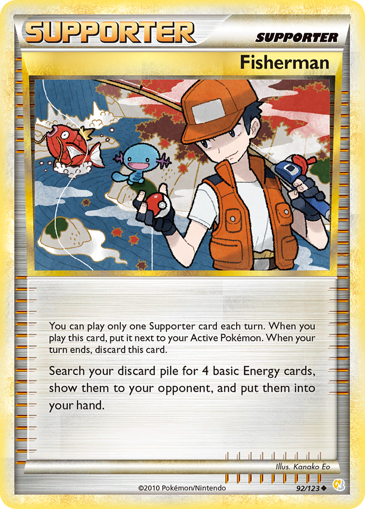 Fisherman (92/123) [HeartGold & SoulSilver: Base Set] | Rock City Comics