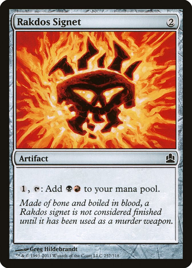 Rakdos Signet [Commander 2011] | Rock City Comics