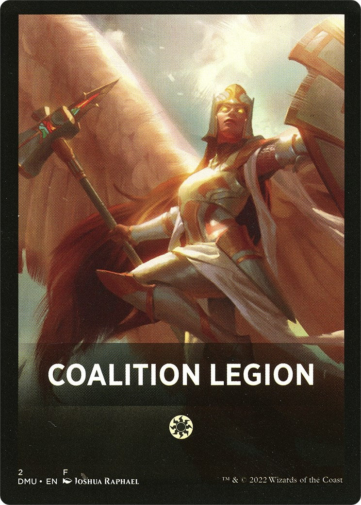 Coalition Legion Theme Card [Dominaria United Tokens] | Rock City Comics