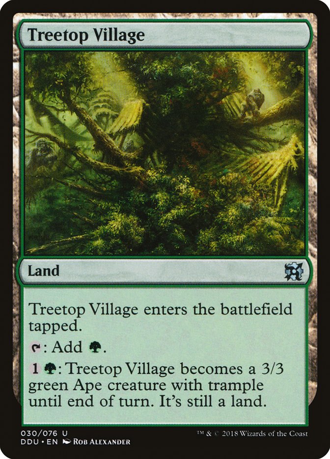 Treetop Village [Duel Decks: Elves vs. Inventors] | Rock City Comics