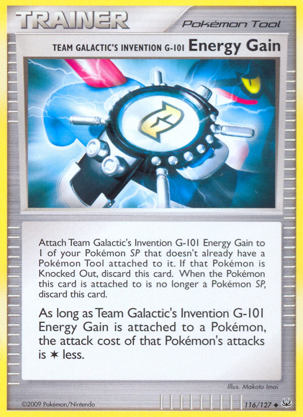 Team Galactic's Invention G-101 Energy Gain (116/127) [Platinum: Base Set] | Rock City Comics