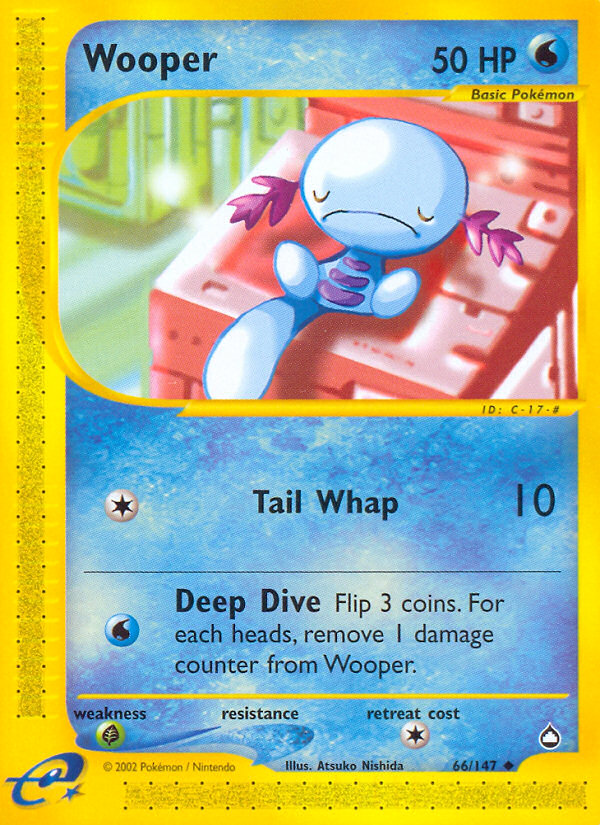 Wooper (66/147) [Aquapolis] | Rock City Comics