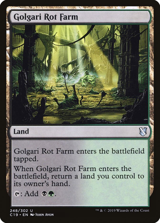 Golgari Rot Farm [Commander 2019] | Rock City Comics