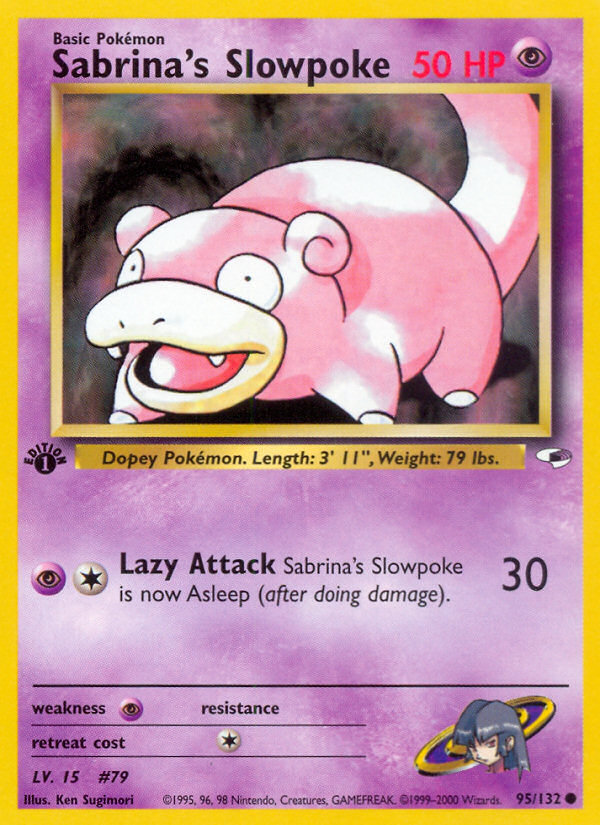 Sabrina's Slowpoke (95/132) [Gym Heroes 1st Edition] | Rock City Comics