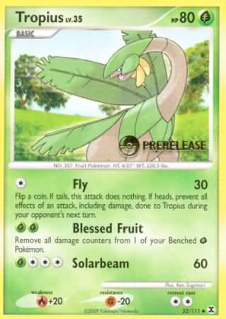 Tropius (52/111) (Prerelease Promo) [Nintendo: Black Star Promos] | Rock City Comics