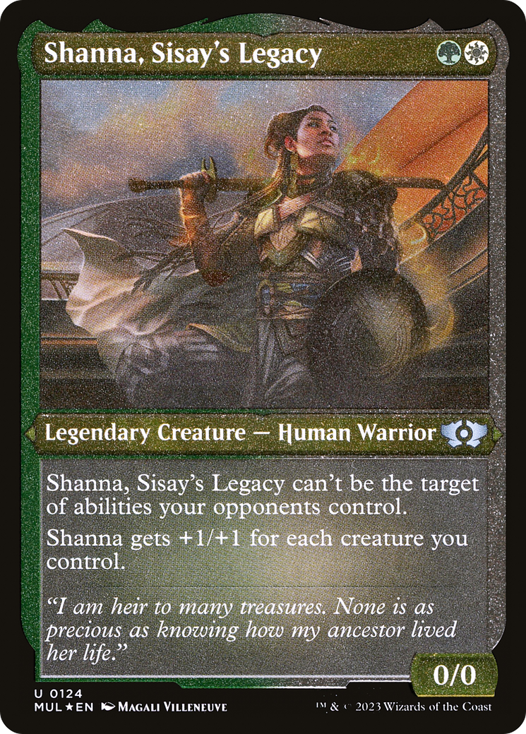 Shanna, Sisay's Legacy (Foil Etched) [Multiverse Legends] | Rock City Comics