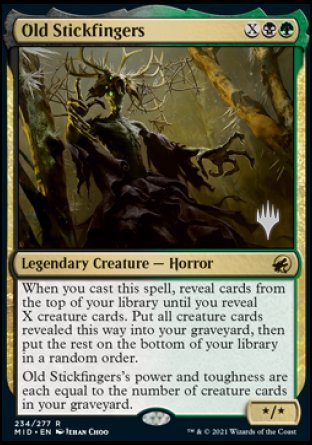 Old Stickfingers (Promo Pack) [Innistrad: Midnight Hunt Promos] | Rock City Comics