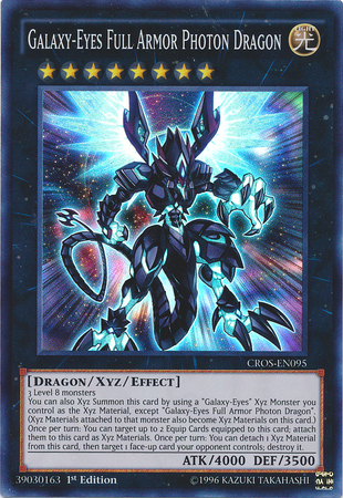 Galaxy-Eyes Full Armor Photon Dragon [CROS-EN095] Super Rare | Rock City Comics