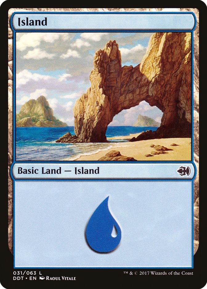 Island (31) [Duel Decks: Merfolk vs. Goblins] | Rock City Comics