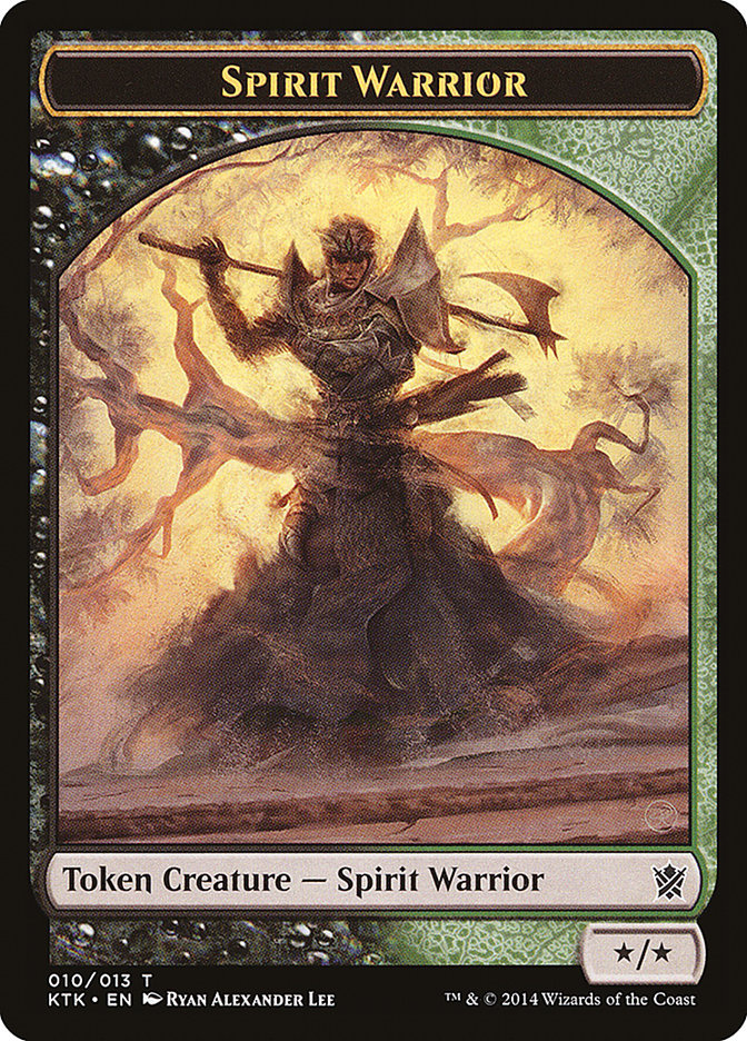 Spirit Warrior [Khans of Tarkir Tokens] | Rock City Comics