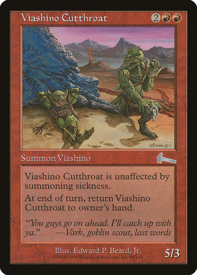 Viashino Cutthroat [Urza's Legacy] | Rock City Comics