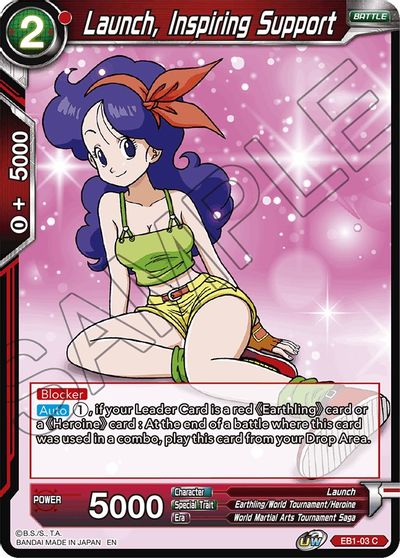 Launch, Inspiring Support (EB1-03) [Battle Evolution Booster] | Rock City Comics